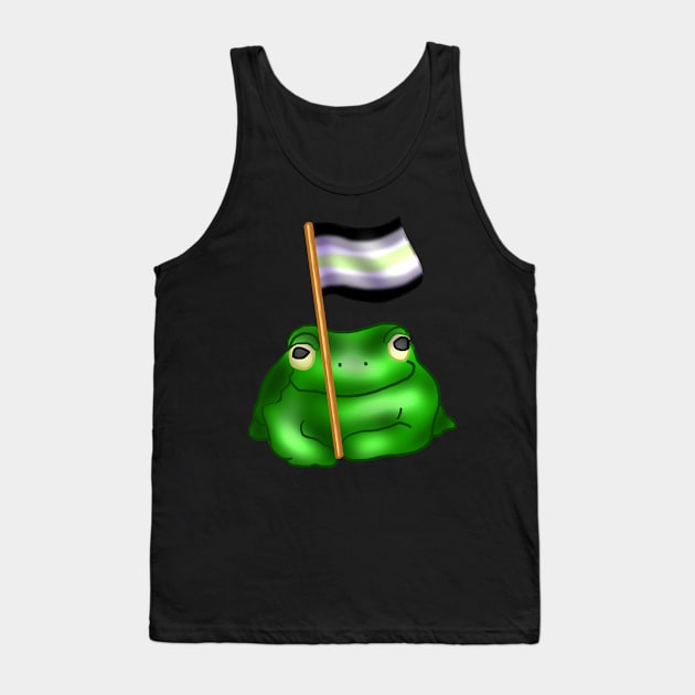 Agender LGBTQ Frog Tank Top by YouAreValid